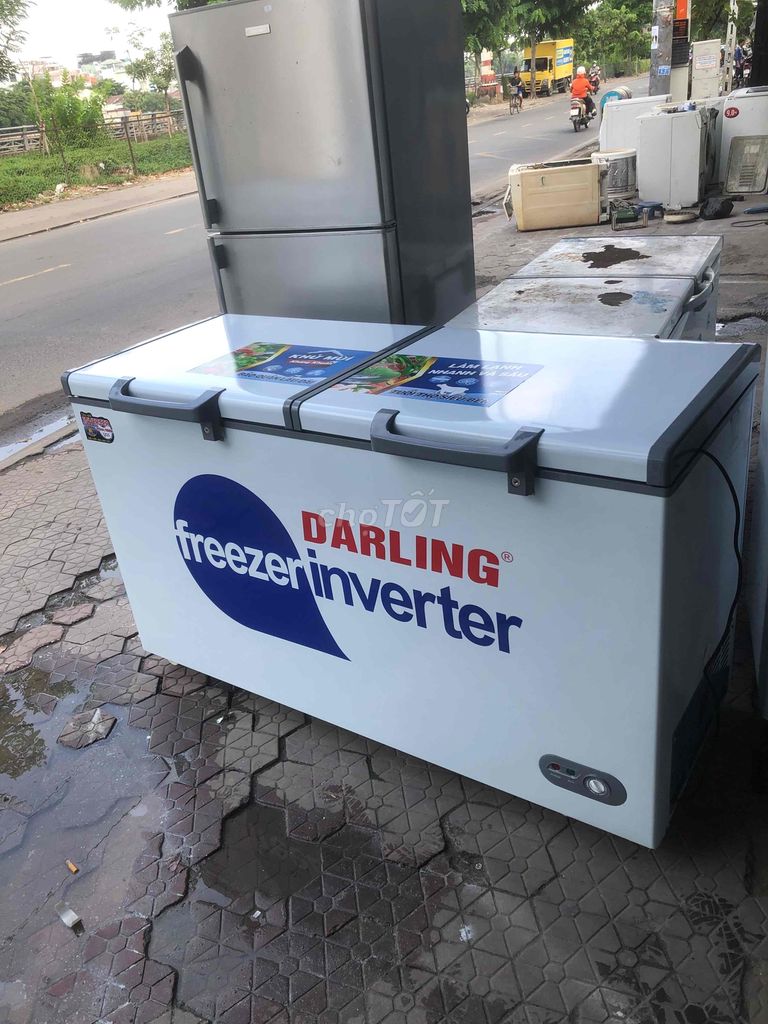 Tủ đông Darling 470lit inverter đông suốt