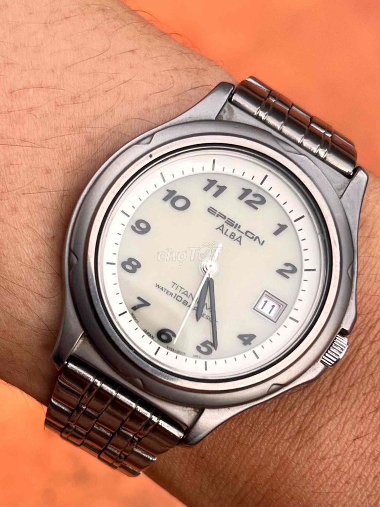 ĐỒNG HỒ ALBA EPSILON TITANNIUM SIZE 37. Mua bán Đồng hồ tại Huyện Xuyên Mộc Bà Rịa - Vũng Tàu được đăng bởi ĐỒNG HỒ LỎ hình 1