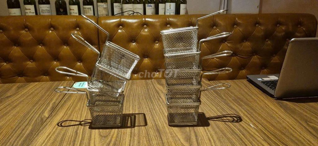 Rổ chiên khoai tây Inox. Mua bán Dụng cụ nhà bếp tại Quận 1 Tp Hồ Chí Minh được đăng bởi The Olive Steakhouse hình 1