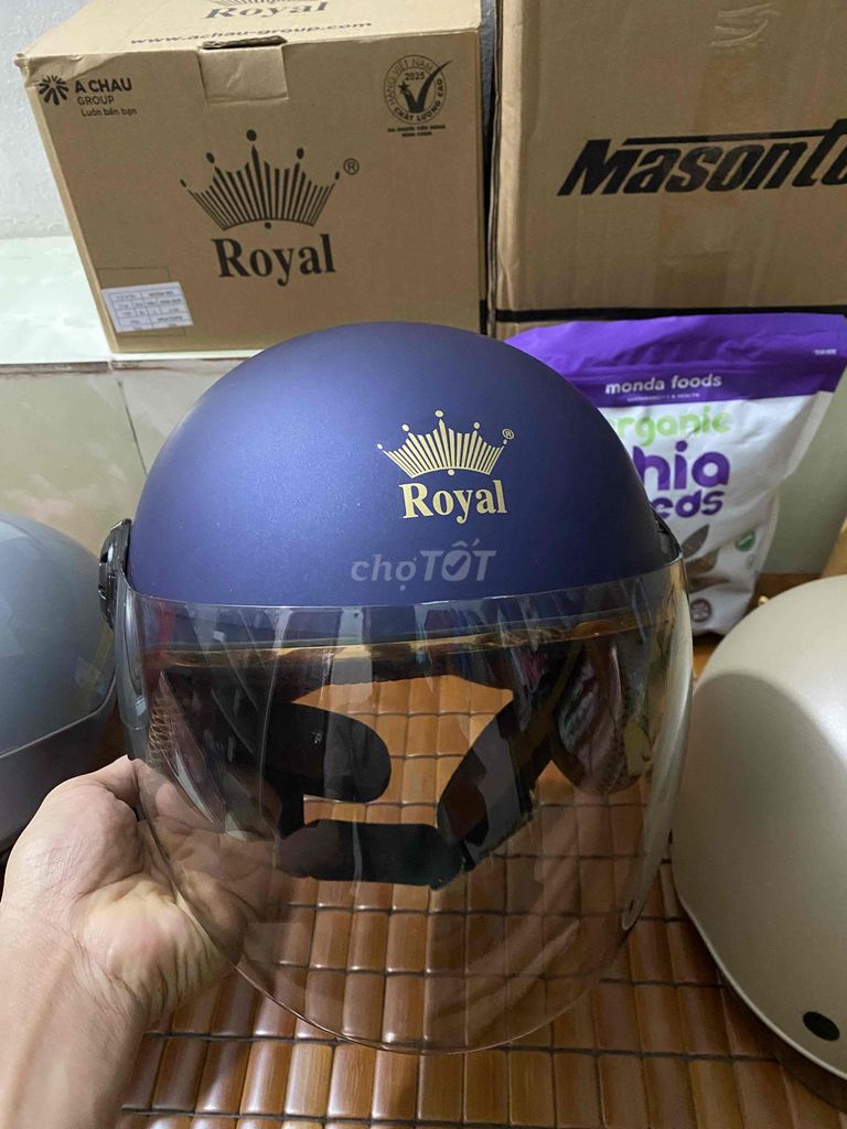 Mũ Bảo Hiểm thời trang nam nử Royal Helmet. Mua bán Phụ tùng xe tại Thị xã Ngã Năm Sóc Trăng được đăng bởi HaoTrinh shop hình 3