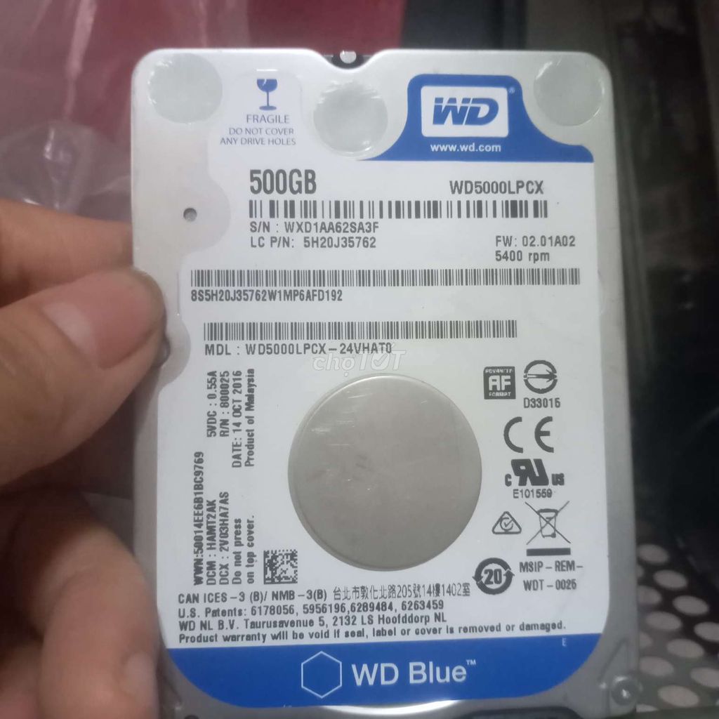 ``Ổ HDD 320GB - 500GB - 750GB,SỨC KHỎE TỐT