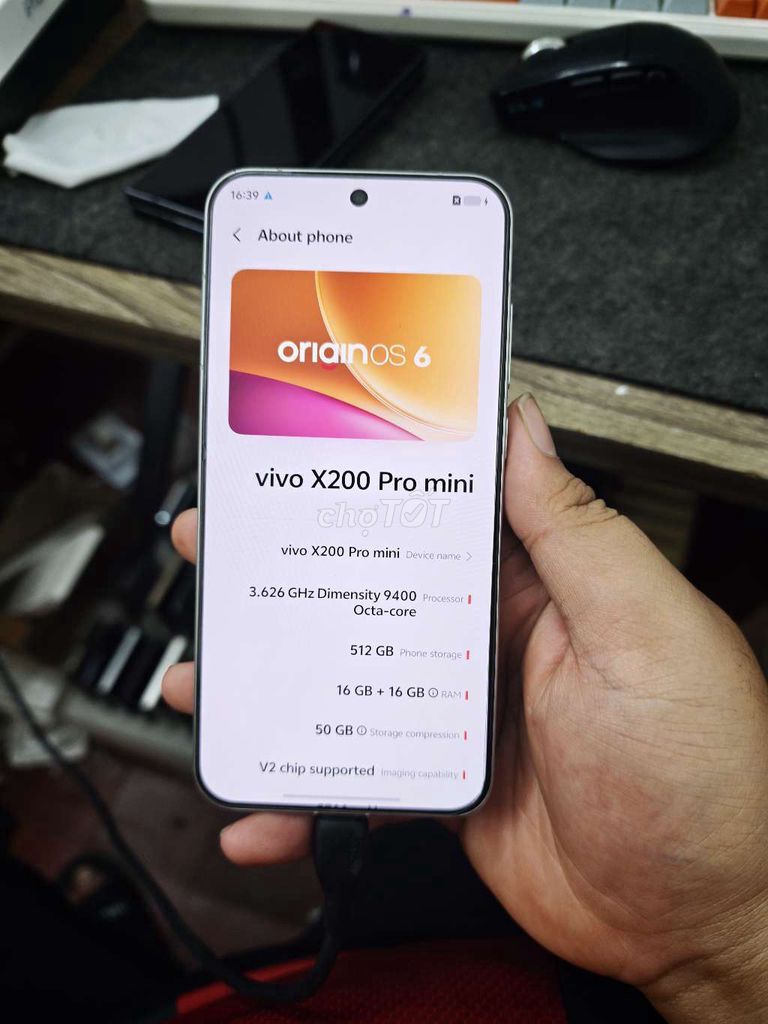 Vivo X200 Pro Mini 512GB Trắng. Mua bán Điện thoại tại Quận Thanh Xuân Hà Nội được đăng bởi Duc Minh hình 1