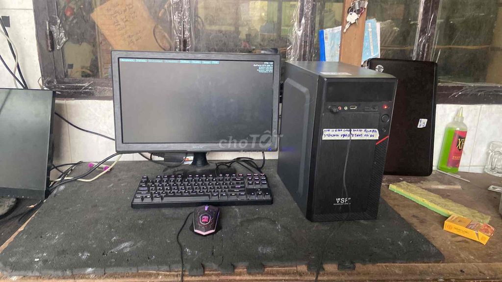 trọn bộ pc i3-6100 ram 8GB ssd120GB VGA GTX 550Ti