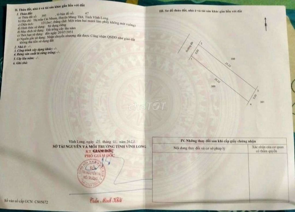 Bán đất đẹp giá rẻ