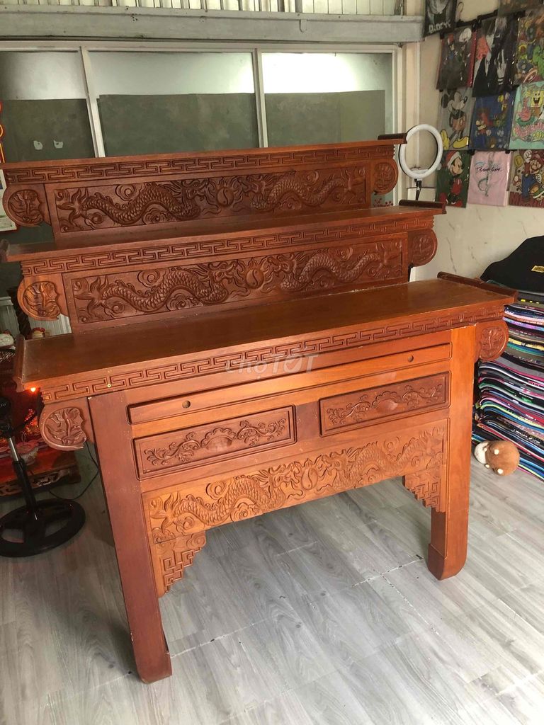 Bàn thờ Gỗ 3 tầng 1m55x90cmx1m07. Mua bán Nội thất, đồ gia dụng khác tại Thành phố Thủ Đức Tp Hồ Chí Minh được đăng bởi Lê Ngọc cẩm hình 1