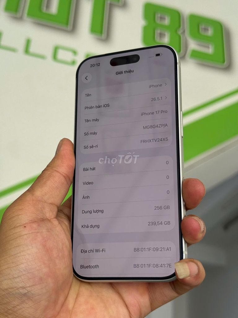 Apple iPhone 17 Pro 256GB Bạc 95%. Mua bán Điện thoại tại Thành phố Buôn Ma Thuột Đắk Lắk được đăng bởi Cầm Đồ PHÚT 89  hình 1