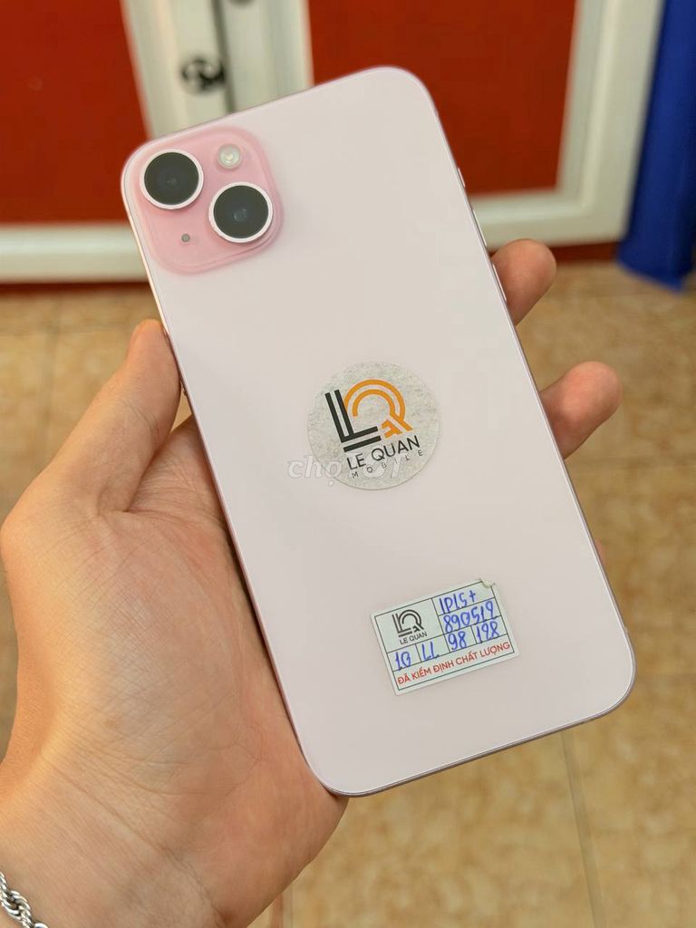 iPhone 15 Plus 128GB 💗 Pink ngọt ngào, cực cuốn. Mua bán Điện thoại tại Quận 10 Tp Hồ Chí Minh được đăng bởi Lê Quân Mobile hình 1