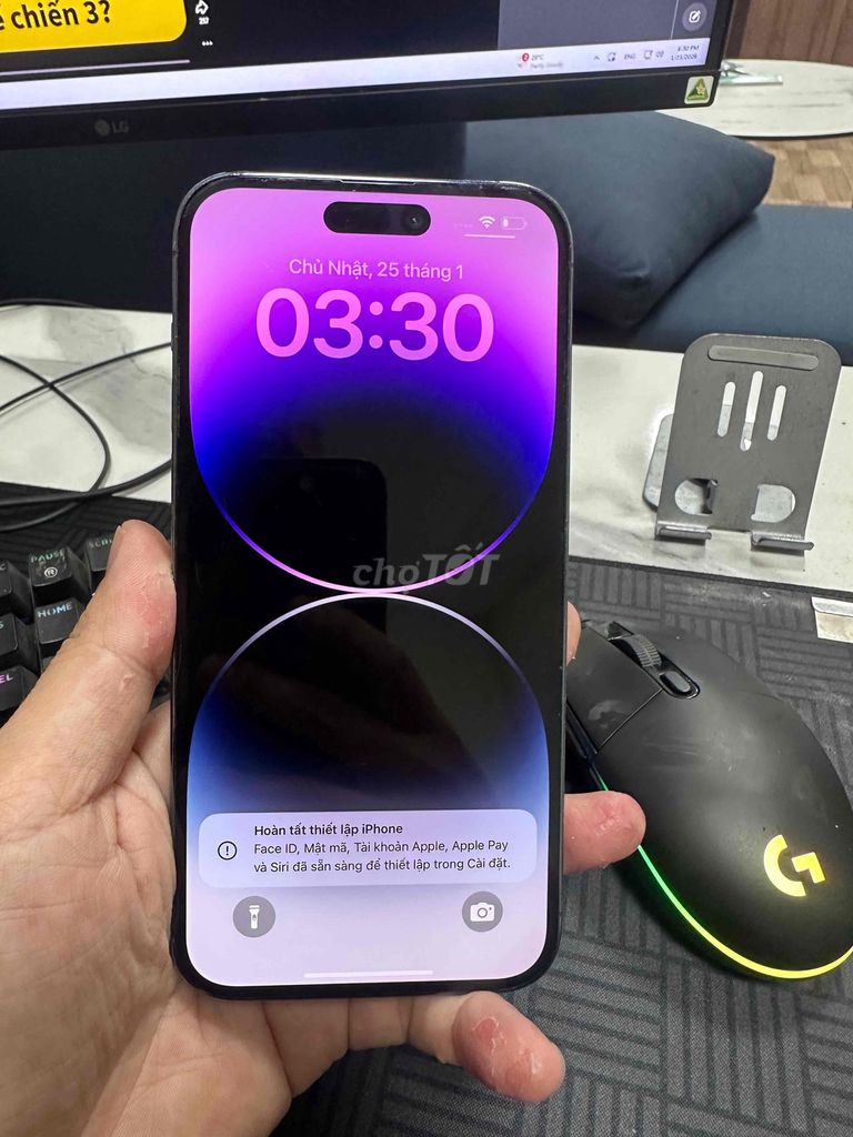 Apple iPhone 14 Pro Max 128GB Tím. Mua bán Điện thoại tại Huyện Đức Hòa Long An được đăng bởi Hoàng Nam hình 1