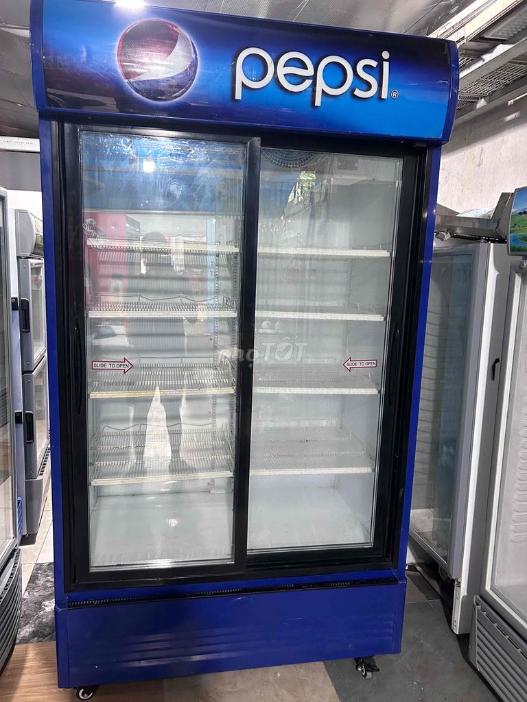 tủ mát pepsi 1200 lít ko đóng tuyết