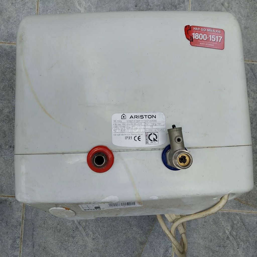 Bình nóng lạnh gián tiếp 15l