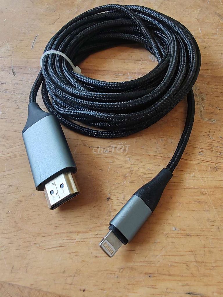 Cáp chuyển đổi HDMI ra Lightning 3m. Mua bán Phụ kiện (Màn hình, Chuột...) tại Quận 7 Tp Hồ Chí Minh được đăng bởi Vy Vy hình 1