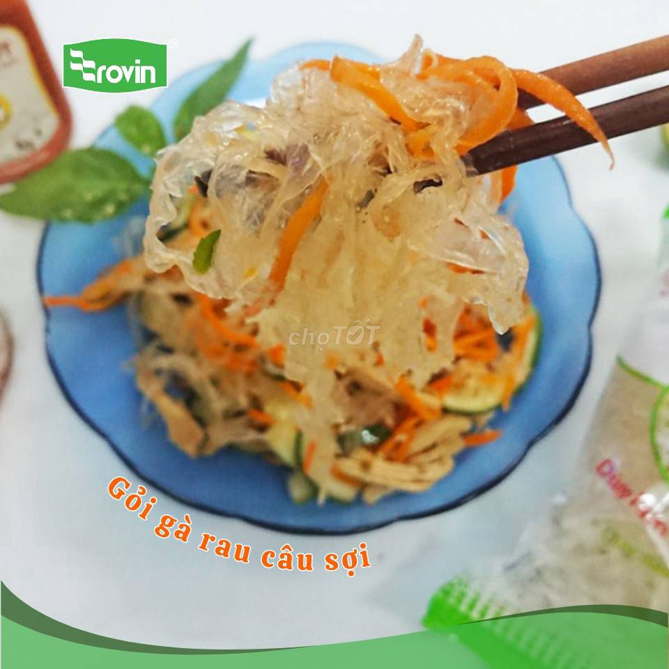 Lốc rau câu sợi Rovin dùng làm gỏi, nấu chè. Mua bán Đồ ăn, thực phẩm và các loại khác tại Quận 10 Tp Hồ Chí Minh được đăng bởi Rovin Official hình 3