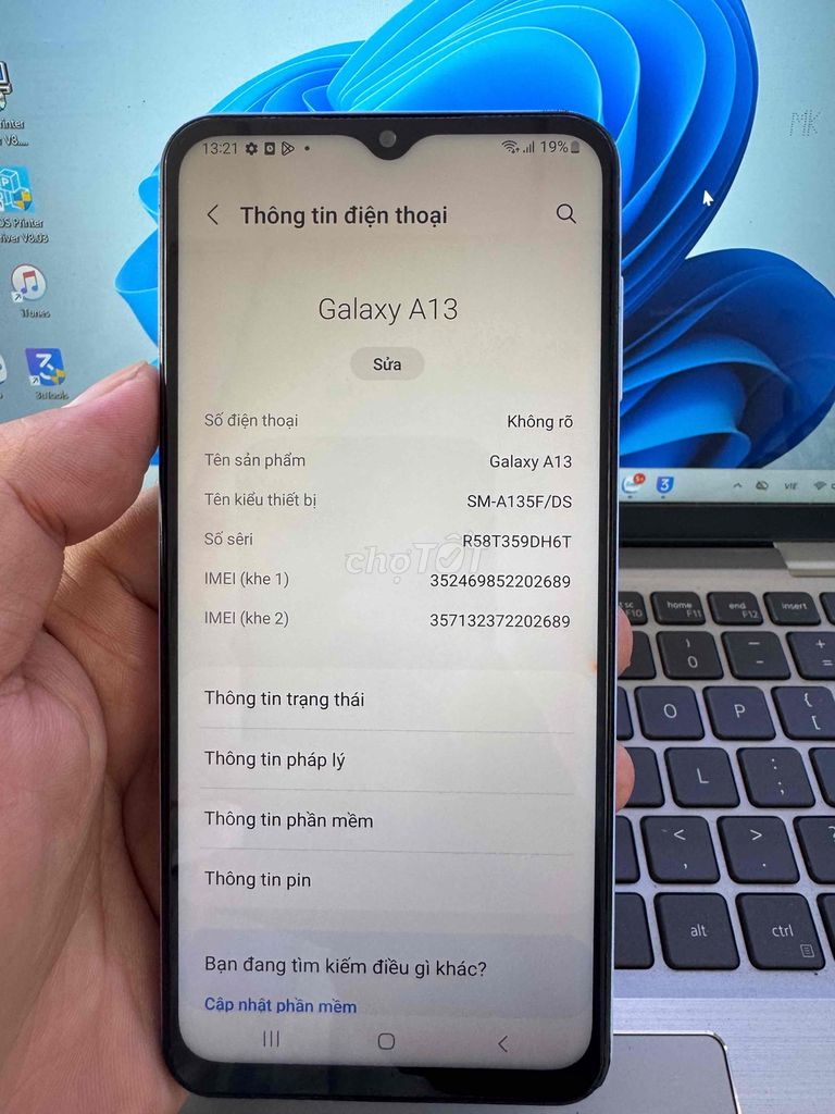 Samsung A13 4GB/128GB Xanh. Mua bán Điện thoại tại Quận 6 Tp Hồ Chí Minh được đăng bởi QUỐC THIÊN BÁN GÓP 0 ĐỒNG  hình 1