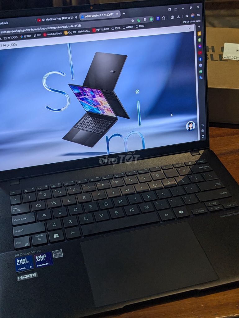 Vivobook S14 OLED Core Ultra 5-226V/Arc 130V . Mua bán Laptop tại Quận 3 Tp Hồ Chí Minh được đăng bởi Leon Tech hình 1