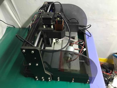 Máy CNC mini kiêm máy khắc laze 2.5w