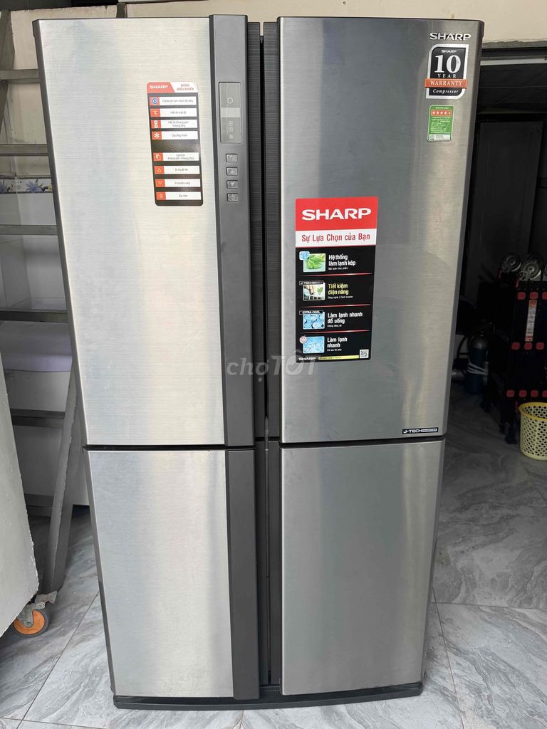 Tủ lạnh Sharp SJ-FX631V-SL Bạc. Mua bán Tủ lạnh tại Quận 12 Tp Hồ Chí Minh được đăng bởi  Huỳnh Long  hình 1