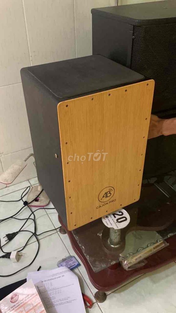 Trống Cajon AB Cajon Pro Gỗ Nâu Đen. Mua bán Nhạc cụ tại Huyện Củ Chi Tp Hồ Chí Minh được đăng bởi Minh Thơ hình 1