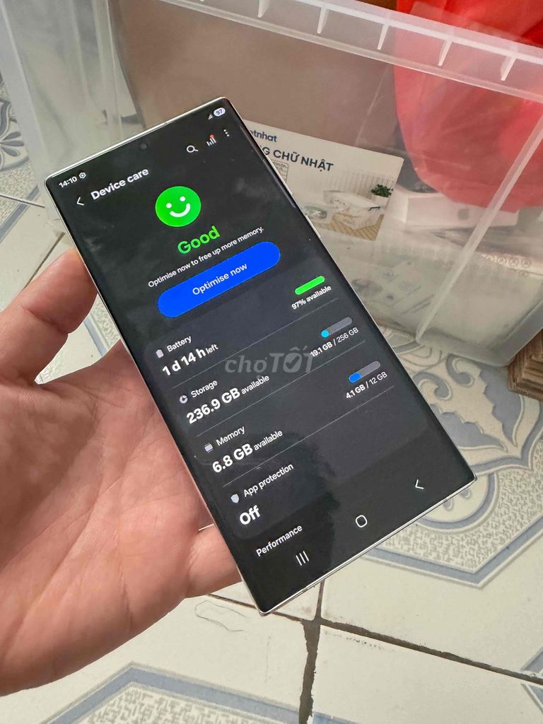 Samsung S22 Ultra 12GB 256GB Trắng Việt Nam. Mua bán Điện thoại tại Quận Thanh Xuân Hà Nội được đăng bởi tot didong hình 1