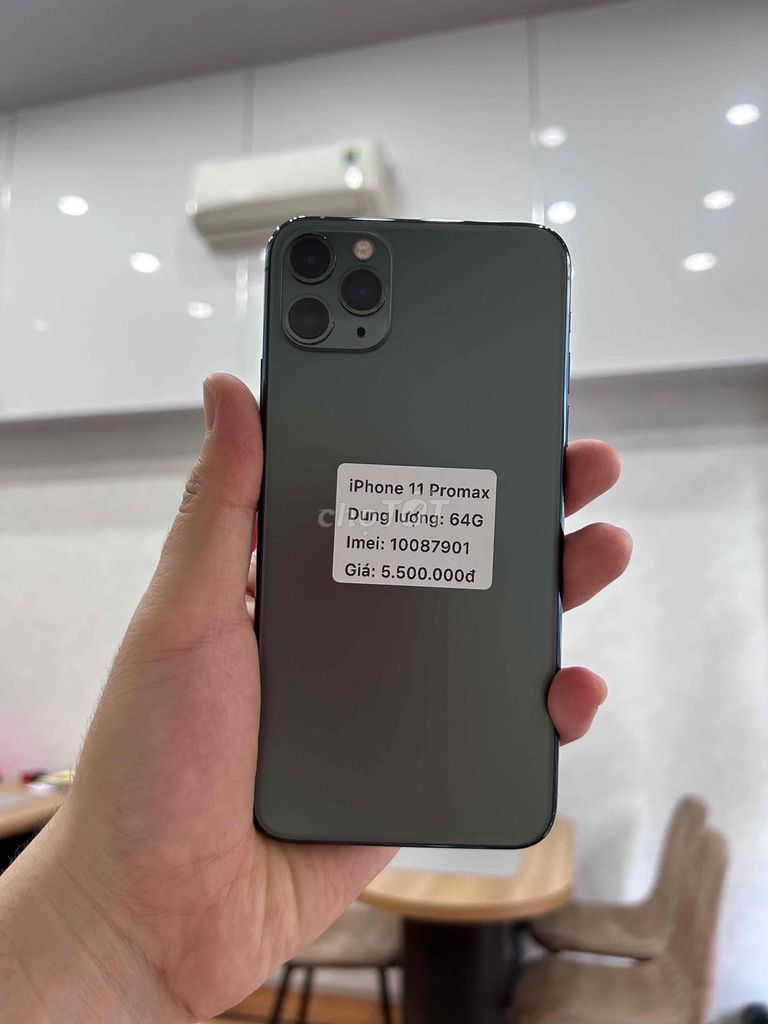 iPhone 11 Pro Max 512GB Đen máy đẹp keng chuẩn zin. Mua bán Điện thoại tại Thành phố Buôn Ma Thuột Đắk Lắk được đăng bởi Nguyễn Hoàng hình 1