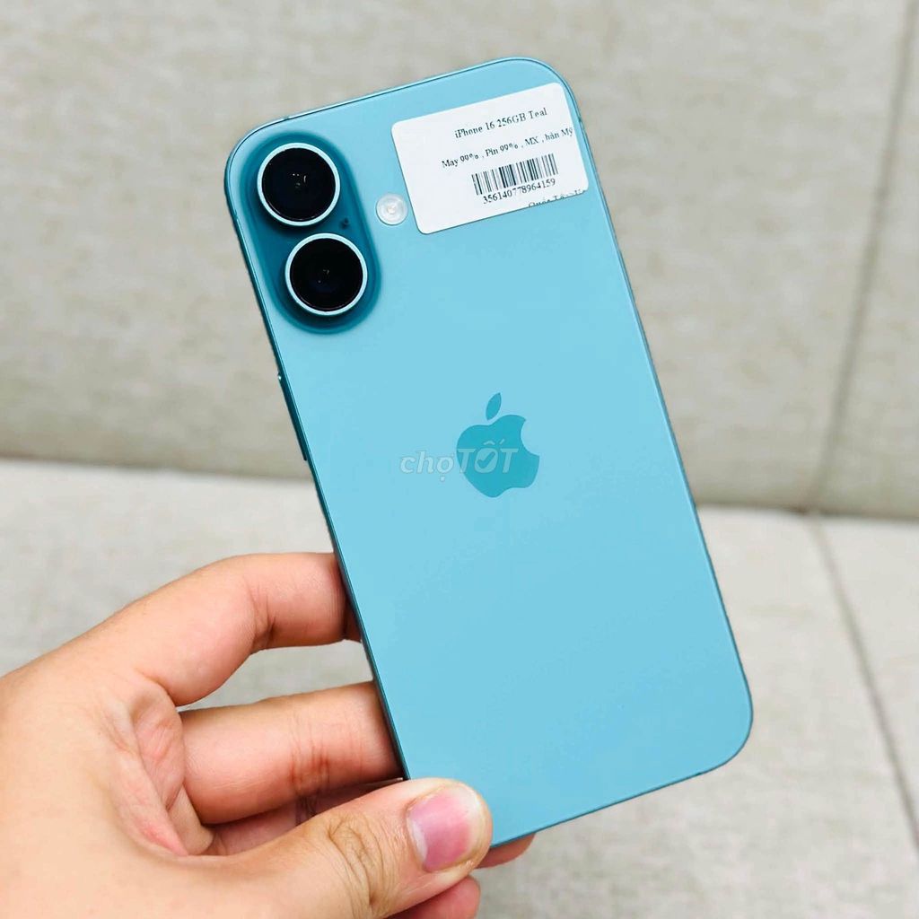 Apple iPhone 16 256GB Teal Mỹ 99%. Mua bán Điện thoại tại Quận Thanh Xuân Hà Nội được đăng bởi Hội Đồ Điện Tử hình 1