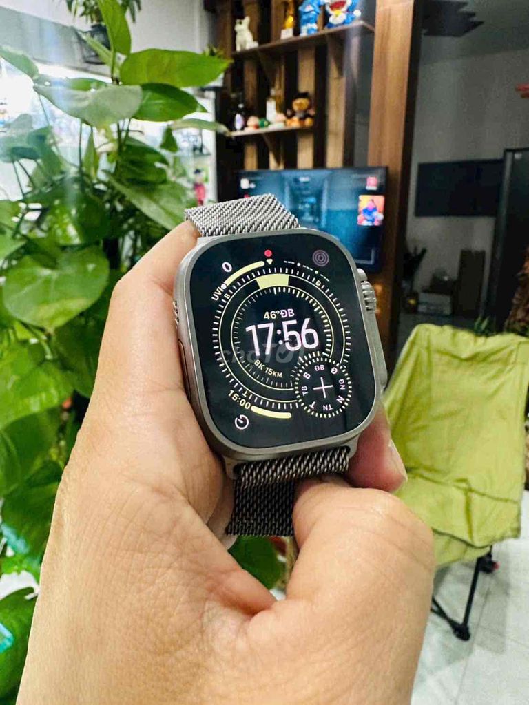 Apple Watch Ultra 1 49mm Titanium Xám pin9x đẹp99%. Mua bán Thiết bị đeo thông minh tại Thành phố Biên Hòa Đồng Nai được đăng bởi Oanh Hoang hình 1