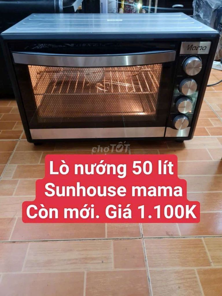 Thanh lý Lò nướng SUNHOUSE MAMA 50 LÍT CÒN MỚI ĐẸP