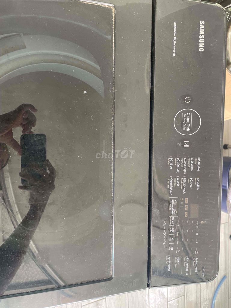 Máy giặt Samsung cửa trên 9.5kg Xám Thái Lan. Mua bán Máy giặt tại Quận 1 Tp Hồ Chí Minh được đăng bởi Hoài Anh hình 1