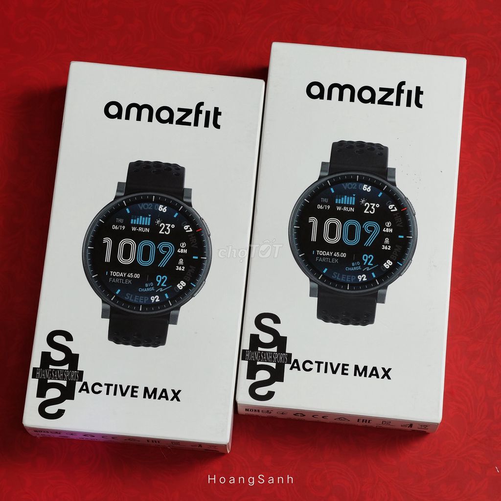 Đồng hồ Thông Minh Amazfit Active Max 48mm Newseal. Mua bán Thiết bị đeo thông minh tại Quận 11 Tp Hồ Chí Minh được đăng bởi HOÀNG SANH SPORTS hình 1