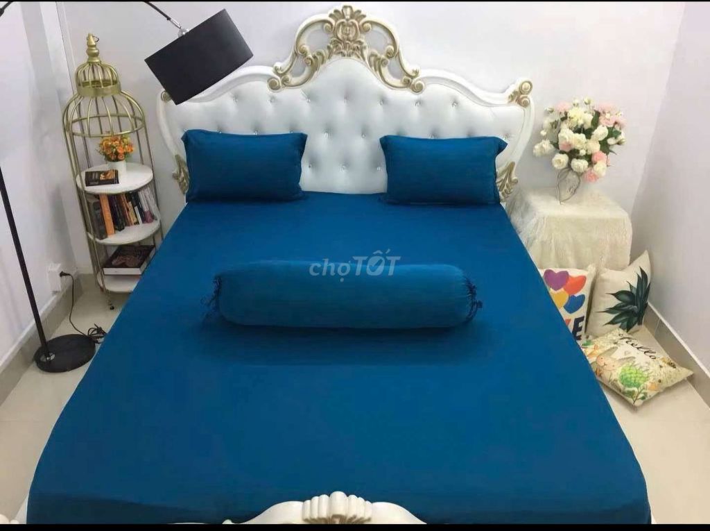 BỘ GA THUN 1 MÀU 4 MÓN  Size m6 và size m8. Mua bán Giường, chăn ga gối nệm tại Quận Gò Vấp Tp Hồ Chí Minh được đăng bởi KHO NỆM TỔNG HỢP HCM hình 1