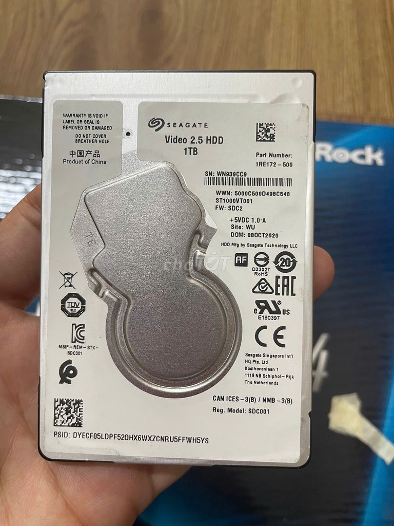 Ổ cứng HDD Seagate 1TB Mới 100%. Mua bán Linh kiện (RAM, Card...) tại Quận Gò Vấp Tp Hồ Chí Minh được đăng bởi GIA PHONG COMPUTER GÒ VẤP hình 1