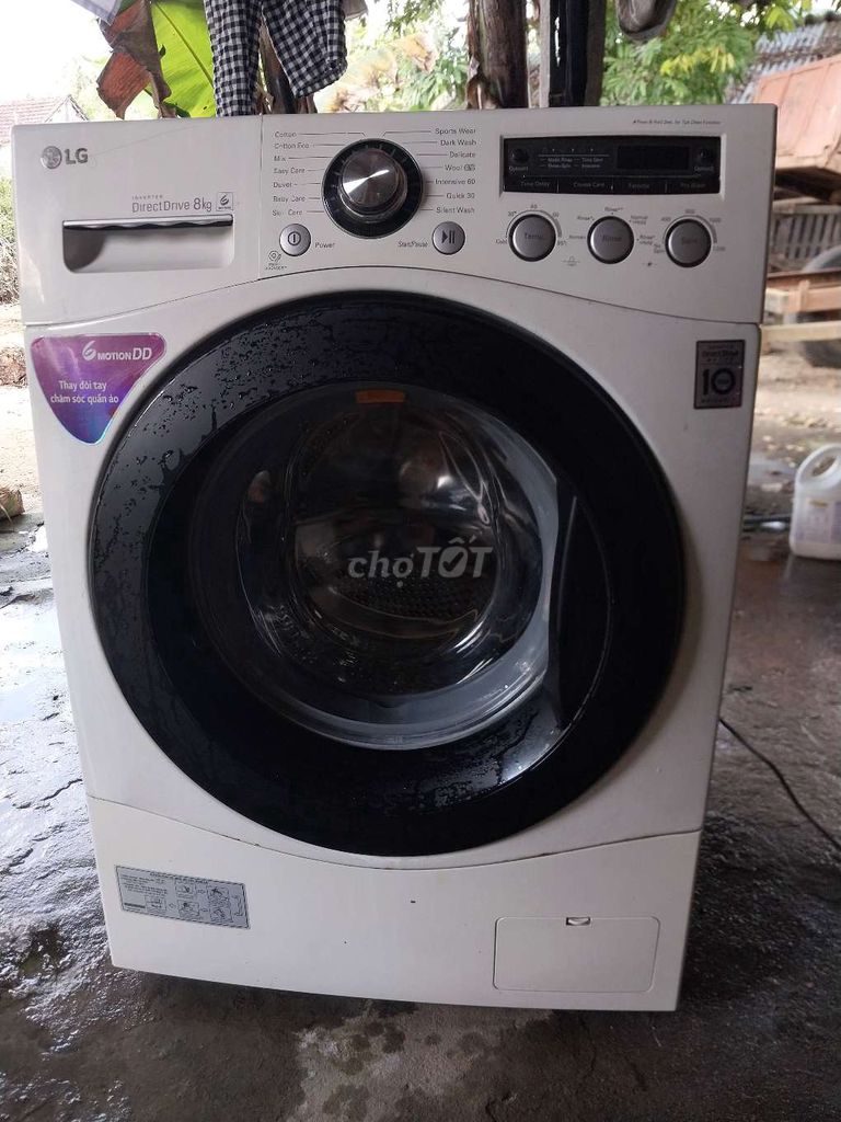 Máy giặt LG Inverter 8kg Trắng. Mua bán Máy giặt tại Huyện Hòa Vang Đà Nẵng được đăng bởi Mỹ  hình 1