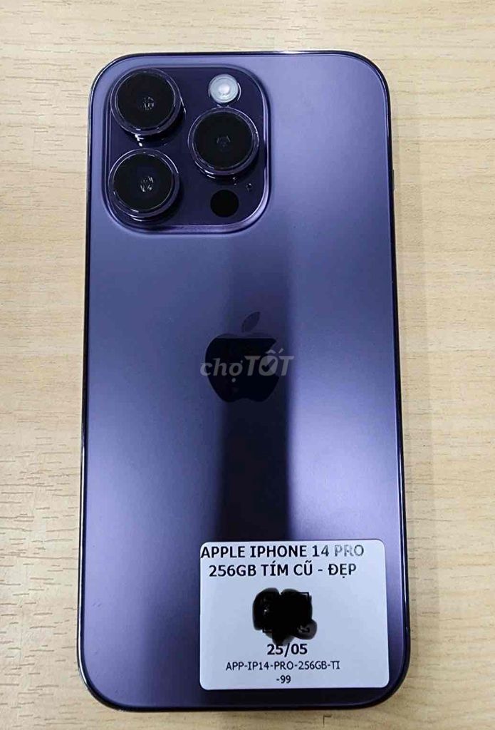 Apple iPhone 14 Pro 256GB Tím Đã sử dụng. Mua bán Điện thoại tại Quận Thanh Xuân Hà Nội được đăng bởi Duy Phan hình 1