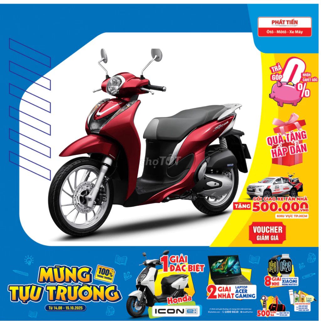 SH Mode Tiêu Chuẩn CBS - Tặng Voucher. Mua bán Xe máy tại Thành phố Thủ Đức Tp Hồ Chí Minh được đăng bởi Head Phát Tiến hình 6