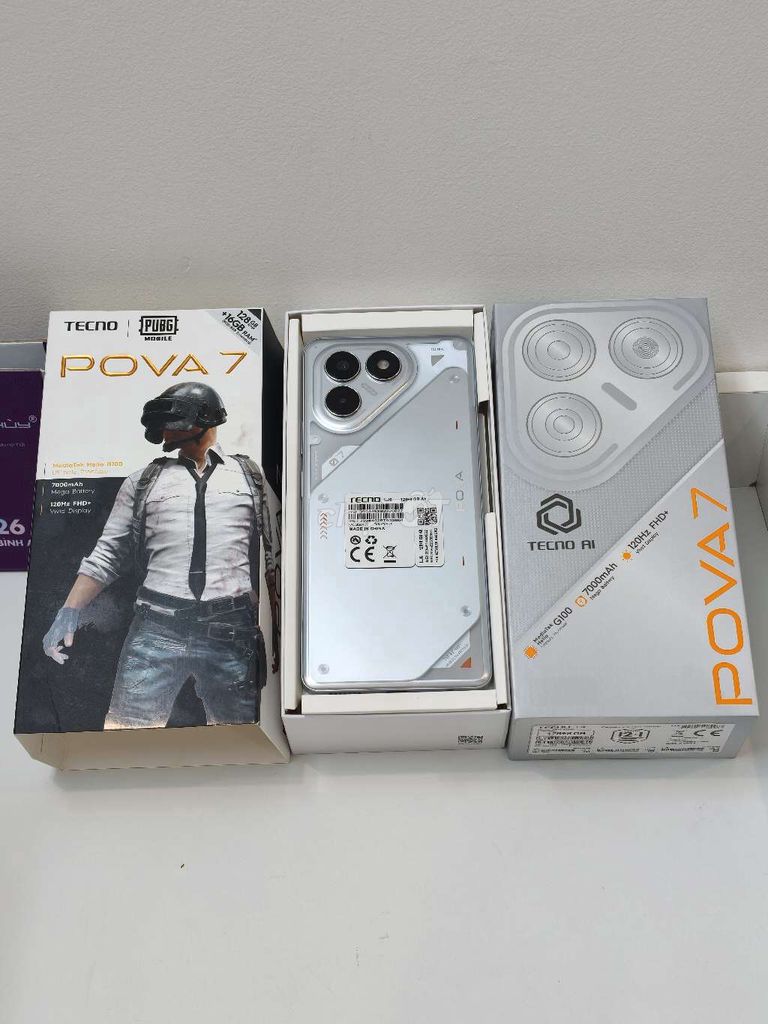 Tecno Pova 7 128GB Bạc. Mua bán Điện thoại tại Thành phố Thủ Đức Tp Hồ Chí Minh được đăng bởi Hải Nam Store hình 1