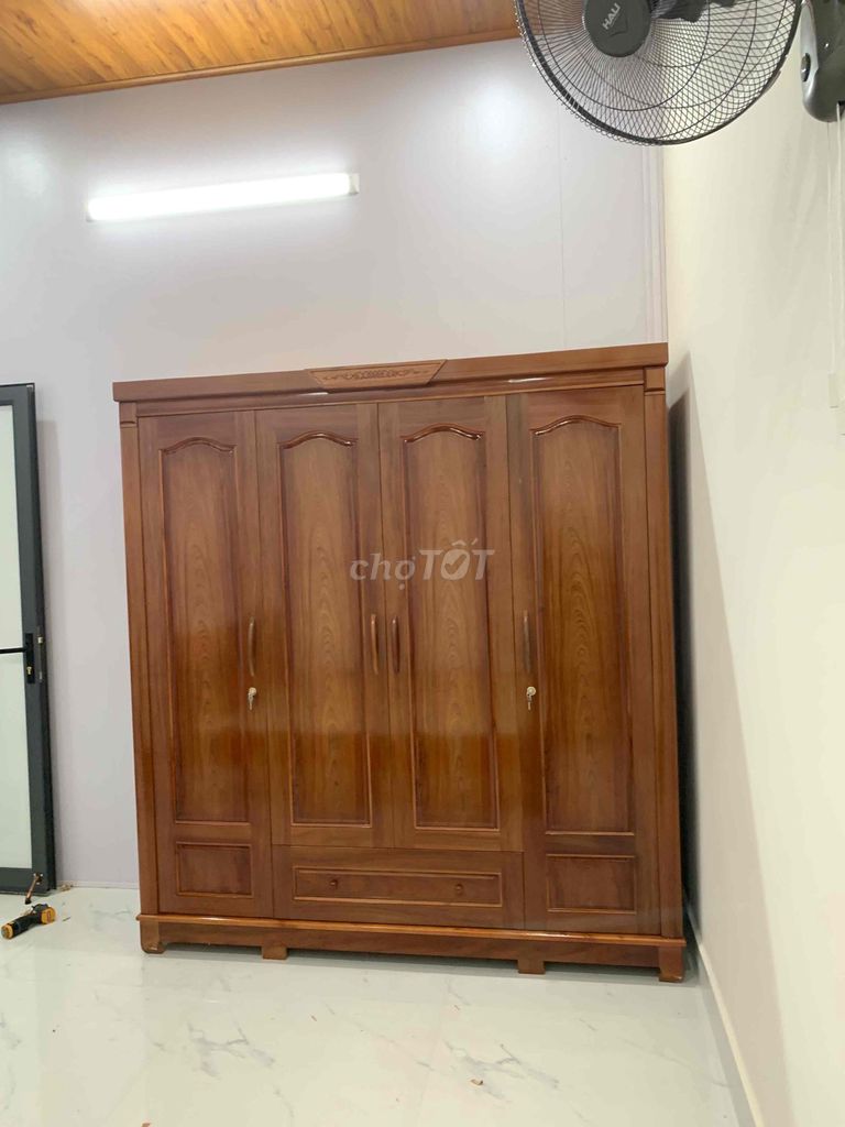 Tủ quần áo gỗ xoan 2m Mới. Mua bán Tủ, kệ gia đình tại Thành phố Buôn Ma Thuột Đắk Lắk được đăng bởi Nội thất Gi Khang hình 1