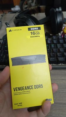 Bán 1 RAM Corsair 16GB DDR5 Bus 5600 Black mới mua. Mua bán Linh kiện (RAM, Card...) tại Quận Hoàng Mai Hà Nội được đăng bởi Nguyễn Đình Dũng