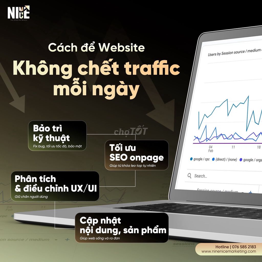 Dịch vụ quản trị Website hàng tháng. Dịch vụ tại Huyện Bình Chánh Tp Hồ Chí Minh được đăng bởi Nice Nine hình 1
