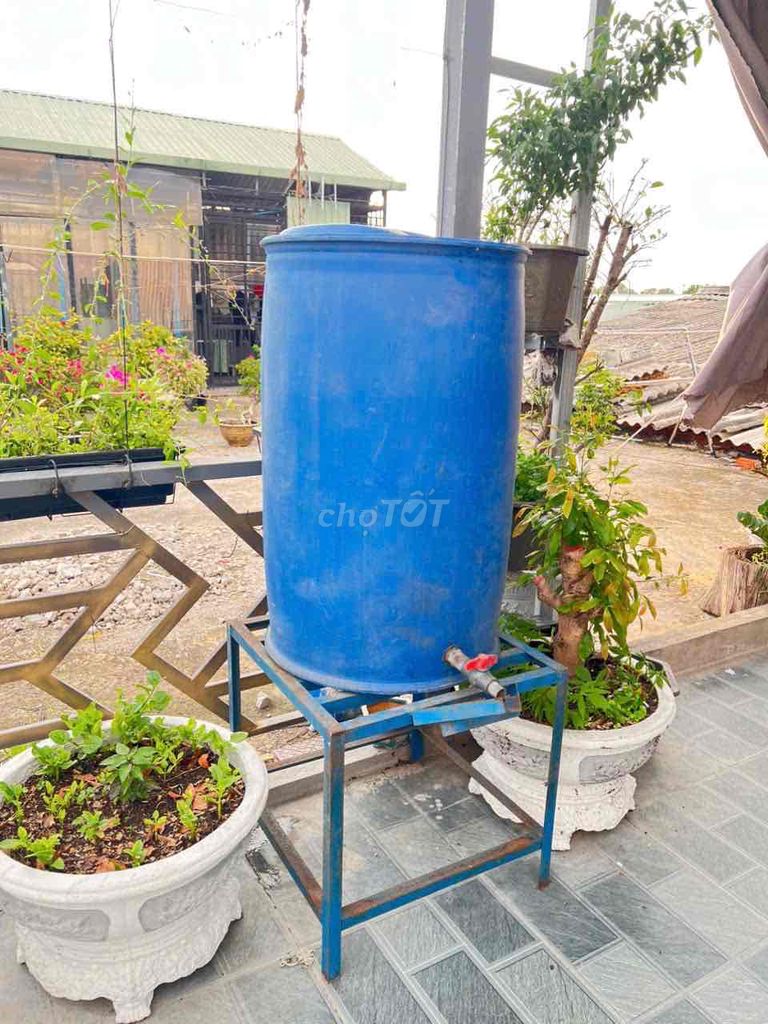 Thùng chứa nước nhựa xanh dương. Mua bán Dụng cụ nhà bếp tại Huyện Hóc Môn Tp Hồ Chí Minh được đăng bởi An Tường hình 1