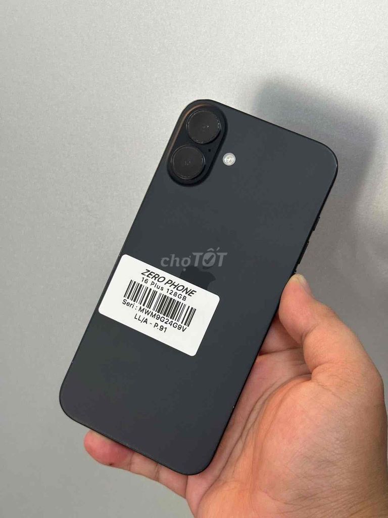 iPhone 16 Plus 128GB Đen Mỹ 98%. Mua bán Điện thoại tại Thành phố Biên Hòa Đồng Nai được đăng bởi TRƯƠNG HUY HOÀNG hình 1
