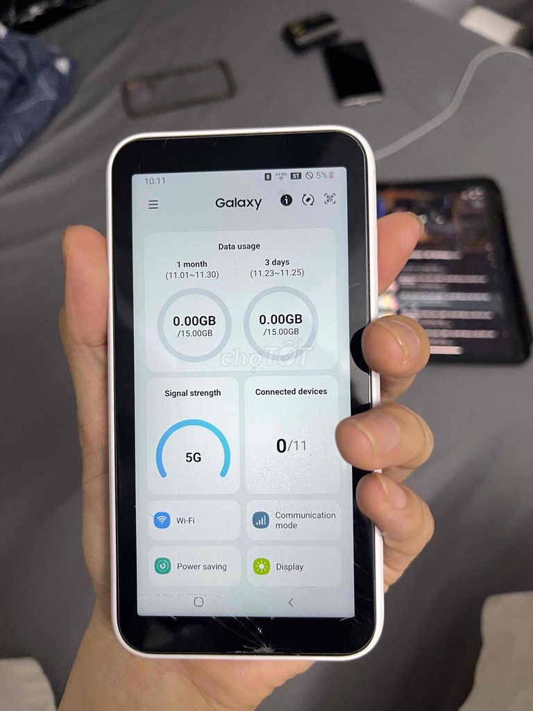 Cục phát wifj cầm tay 5g galaxy