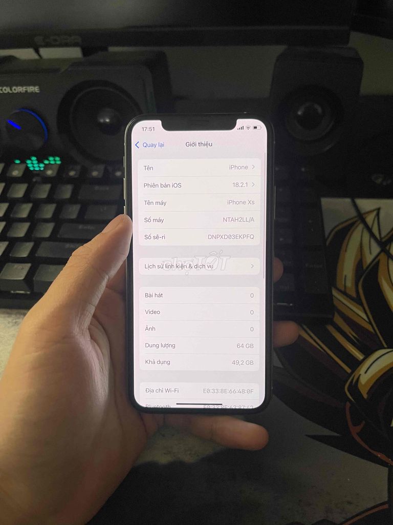 iPhone Xs 64gb Nguyên Zin