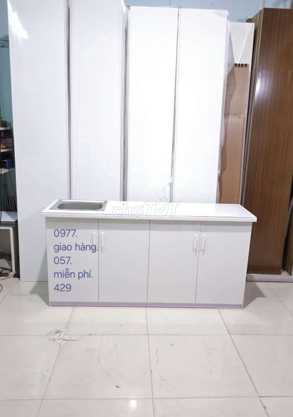 Tủ bếp nhựa 1m65cm.gf01