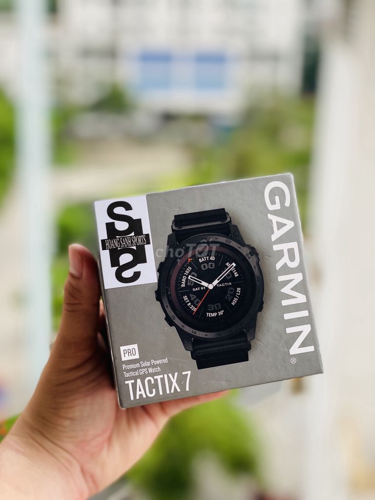 GARMIN TACTIX 7 PRO SOLAR CHÍNH HÃNG FPT FULLBOX