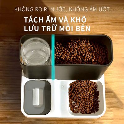 Hộp đựng thức ăn chuyên dụng cho chó mèo, mới 100%