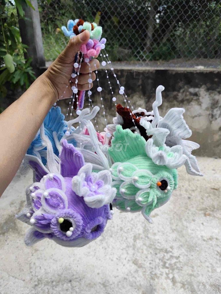 Lồng đèn Kẽm nhung hình Cá nhiều màu cho bé. Mua bán Mẹ và bé tại Quận 5 Tp Hồ Chí Minh được đăng bởi Giao Lê hình 1