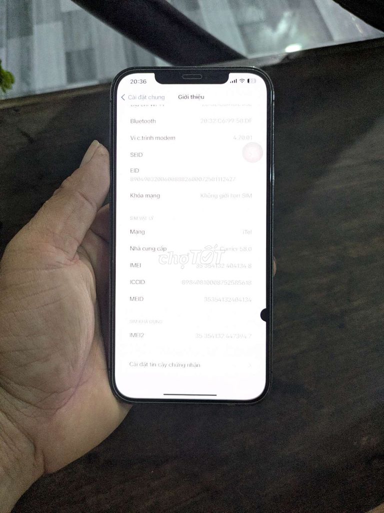 Apple iPhone 12 Pro Max Xám Đã sử dụng. Mua bán Điện thoại tại Huyện Châu Thành Kiên Giang được đăng bởi shin hình 1