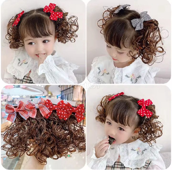 Kẹp tóc giả nữ sợi tổng hợp. Mua bán Phụ kiện thời trang khác tại Huyện Năm Căn Cà Mau được đăng bởi Trang Nguyen hình 1