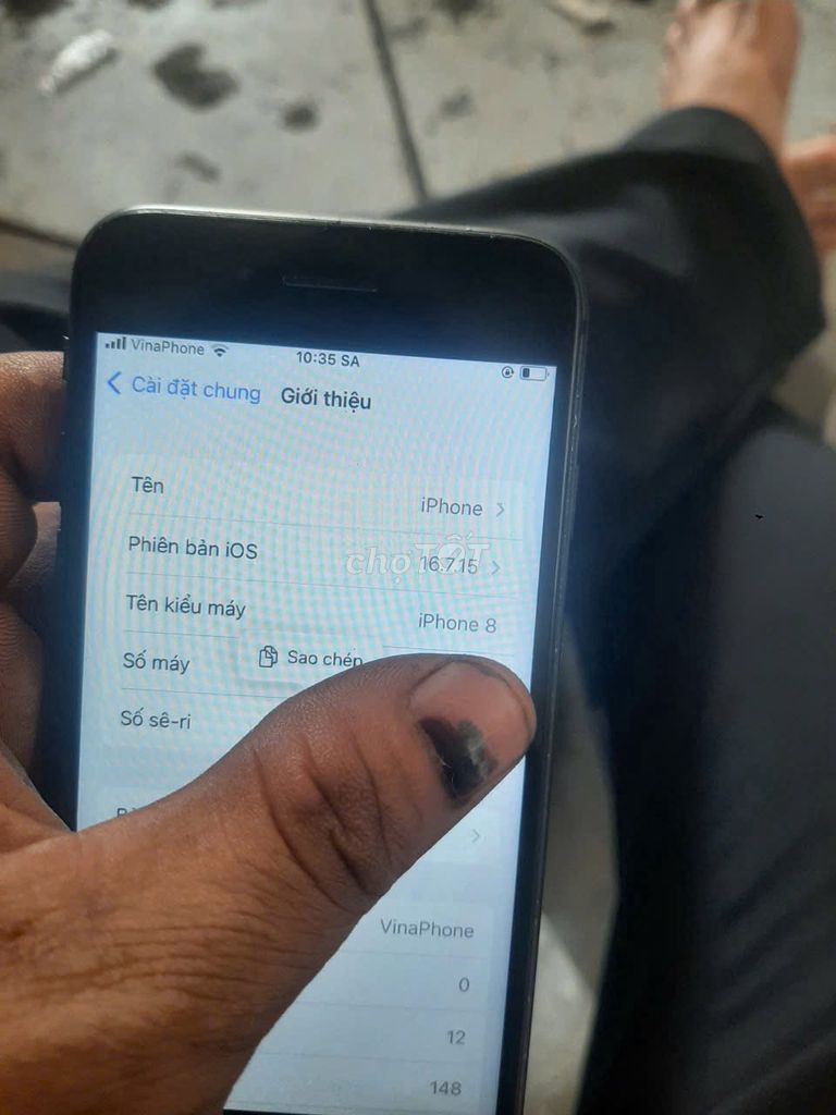 Apple iPhone 8 64GB Đen Đã dùng. Mua bán Điện thoại tại Thị xã Tân Uyên Bình Dương được đăng bởi Phuc Phuoc Le hình 1