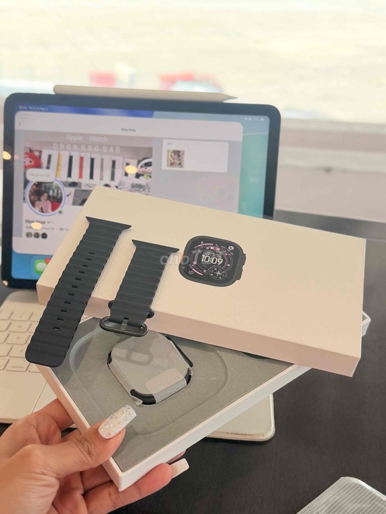 Apple Watch Ultra 3 Black . New xách tay. Mua bán Thiết bị đeo thông minh tại Quận 10 Tp Hồ Chí Minh được đăng bởi  Hoa Nhung hình 1