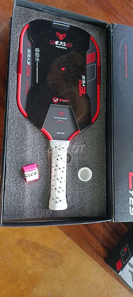 Vợt Pickleball Leopard Red Eyes Carbon. Mua bán Đồ thể thao, Dã ngoại tại Thành phố Mỹ Tho Tiền Giang được đăng bởi Minh hình 1